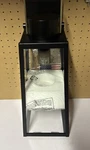 Lark Hugh 1 Light Outdoor Medium Wall Mount, Black/clear - 82004BK. Fixed Price $119.99.