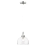 Livex Glendon Lt Pendant, Nickel/polished Chrome/clear 53641-91. Fixed Price $139.96.