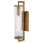 Vaxcel Morgan Park 20" Outdoor Wall Light, Warm Brass/clear - T0792. Fixed Price $149.99.