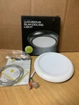 Next Glow Luxuries Slim Ceiling 1-LIGHT 6.5-IN White Led Flush Mount. Fixed Price $27.99.