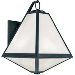 Crystorama GLA-9722-OP-BC Glacier Outdoor Wall Light Black Charcoal. Fixed Price $318.40.