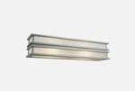Artcraft SC13005SN Brushed Stainless Steel 3-LIGHT 18" Wall Sconce. Fixed Price $62.97.