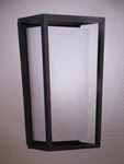 Home Decortaors Abbey 14 In. Modern 1-LIGHT Sand Black Led Outdoor Lantern. Fixed Price $53.95.