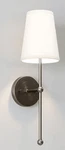 Brio FI901C Finley 21" Tall Wall Sconce With Linen Shade - Brushed Nickel. Fixed Price $80.65.
