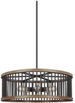 Feiss Locke 30" Light Pendant, Weathered Rustic Iron, F3116/5WRI/TWO. Fixed Price $199.98.
