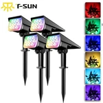 T-sun 4PCS Solar Spot Lights Outdoor Color Changing IP65 Rgb Us. Fixed Price $53.99.