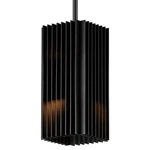 ET2 E30119 Rampart 6"W Led Outdoor Mini Pendant - Black. Fixed Price $312.80.