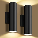 Outdoor Wall Lights, 12W 3000K Integrated Led Cylinder Up Down 1200LM.... Fixed Price $72.92.