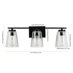 Safavieh Grezler 3LT Wall Sconce, Reduced Price 2172755320 SCN4063A. Fixed Price $54.00.