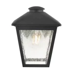 Malena 7.83 In. 1-LIGHT Black Hardwired Outdoor Wall Lantern Sconce. Fixed Price $35.36.