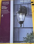Home Decorators Wilkerson Light Outdoor Wall Lantern Black 1001 564 271. Fixed Price $48.00.