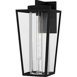 Matte Black Outdoor Wall Lantern From The Jett Collection. Fixed Price $309.99.