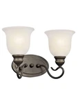 Kichler Tanglewood 45902OZ 2-LIGHTS Olde Bronze 100W Vanity. Fixed Price $22.99.