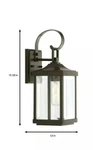 Progress Lighting P560088-020 Gables Outdoor Wall Light, Antique Bronze. Fixed Price $99.99.