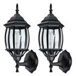 Faymart Lighting 2 Pack Black Dusk To Dawn Outdoor Wall Lights - 16.8 Inch. Fixed Price $111.48.
