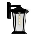 Cwi Lighting Leawood 15"H Outdoor Wall Light, Black/clear 0413W8-1-101. Fixed Price $116.00.
