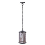 Craftmade Outdoor Madera 1-LT Large Pendant, Black/whiskey Z2721-TBWB. Fixed Price $104.99.