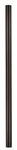 Hinkley Lighting 6662 Black 7' Direct Burial Post With 3" Fitter Diameter. Fixed Price $249.00.