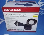 Nib Satco Nuvo 65/218 4000K Led Dual Head Security Light + Year Warranty. Fixed Price $99.99.