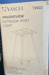 Vaxcel Prairieview Outdoor Post Light Oil Rubbed Bronze T0022 New/open Box. Fixed Price $15.00.