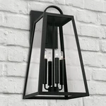 Capital Leighton 23 1/4" High Black Outdoor Wall Light. Fixed Price $313.60.