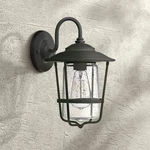 Capital Creekside 13 1/4" High Black Outdoor Wall Light. Fixed Price $214.00.