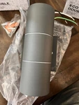 Lmp Modern Outdoor Wall Light Porch Patio Gray Aluminum Set Of 2. Fixed Price $25.00.