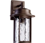 Quorum 7246-7-86 Charter 14" Outdoor Wall Sconce In Oiled Bronze. Fixed Price $134.00.