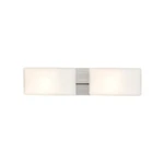 Besa Lighting Lido Bathroom Vanity, Satin Nickel/white 2WT-888607-SN. Fixed Price $378.00.