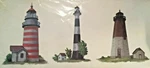 Light Houses Red White Nuatical Beach Wall Decor Imperial Instant Stencil. Fixed Price $16.95.