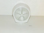 White Clear Glass Sconce Globe Light Shade Star Pattern G2009 Thomas 05226D04. Fixed Price $11.95.