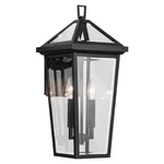 Textured Black Two Light Outdoor Wall Mount From The Regence Collection. Fixed Price $359.99.