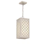 Eurofase Clover Light 8" Outdoor Led Pendant, Aged Silver 42697-021. Fixed Price $360.00.