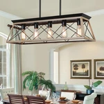 Farmhouse Chandeliers For Dining Room, Rustic Kitchen Island Light Fixture, 5.... Fixed Price $285.58.
