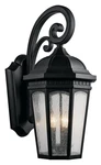 Kichler 9035BKT Courtyard 3-LIGHT 26.5" Outdoor Xlarge Wall In Textured Black. Fixed Price $679.99.