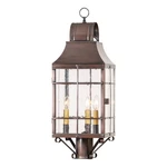 Irvins Country Tinware Stenton Outdoor Post Light Solid Antique Copper. Fixed Price $579.95.