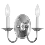 Livex Lighting 4152-91 Home Basics Wall Sconce Brushed Nickel. Fixed Price $89.96.
