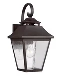 Generation Lighting Galena 16" High Sable Steel Outdoor Wall Sconce Lanter. Fixed Price $112.46.