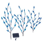 Collections Etc Bright Leaf Solar Garden Lights With Adjustable Branches. Fixed Price $19.99.
