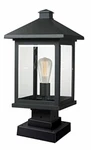 Z-lite 531PHBS-SQPM-ORB Portland Outdoor Pier Mount Light. Fixed Price $404.00.