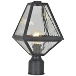 Crystorama Brian P. Flynn For Glacier 1-LT Black Small Post GLA-9707-WT-BC. Fixed Price $158.40.