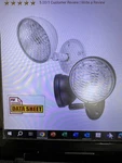 Dual Lite OMSSB1212 Remote Single Head Fixture Black New. Fixed Price $49.50.