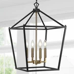 Jonathan Y 16" Classic Lantern Metal Led Pendant, Oil Rubbed Bronze/brass Gold. Fixed Price $216.99.