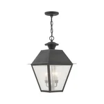 Livex Lighting 2170-61 Mansfield 3-LIGHT Outdoor Hanging Lantern, Charcoal. Fixed Price $345.23.