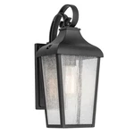 Kichler Forestdale 1 Outdoor Wall Light, Small, Black/seed - 49735BKT. Fixed Price $194.99.