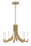 Olette 32W 8 Led CHANDELIER-17 Inch Tall 24 Wide-gold Finish Eurofase. Fixed Price $1650.00.