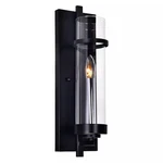 Cwi Lighting Sierra Wall Light, Black/clear 9827W5-1-101. Fixed Price $99.99.