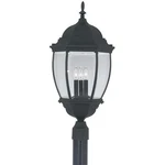Designers Fountain 2446-BK Tiverton 3 Light 28 Inch Black Outdoor Post Lantern. Fixed Price $154.50.