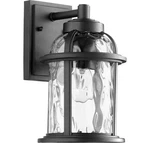 Quorum 7760-69 Winston 11.75" Outdoor Wall Lantern Noir. Fixed Price $148.00.