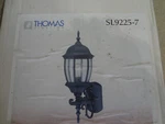 Thomas Lighting SL9225-7 Covington Outdoor Wall Lantern Black. Fixed Price $68.00.